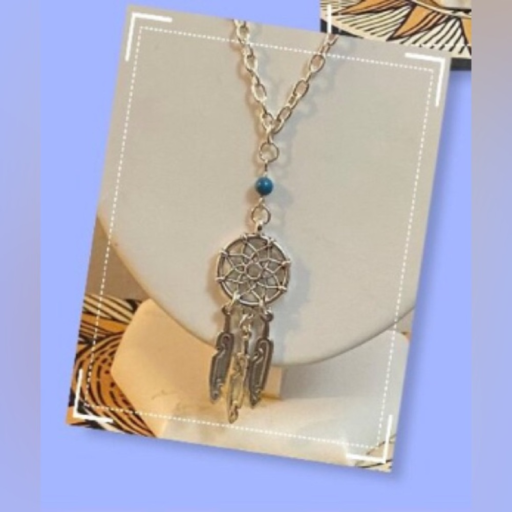 Dreamcatcher Agate crystal necklace #1